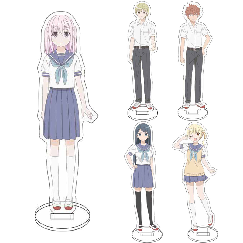 Figma Stand Set - อนิเมะขนาด 16 ซม. คาชิวะดะที่ไม่สามารถแสดงออกได้ และโอตะที่สามารถแสดงออกได้ ‌