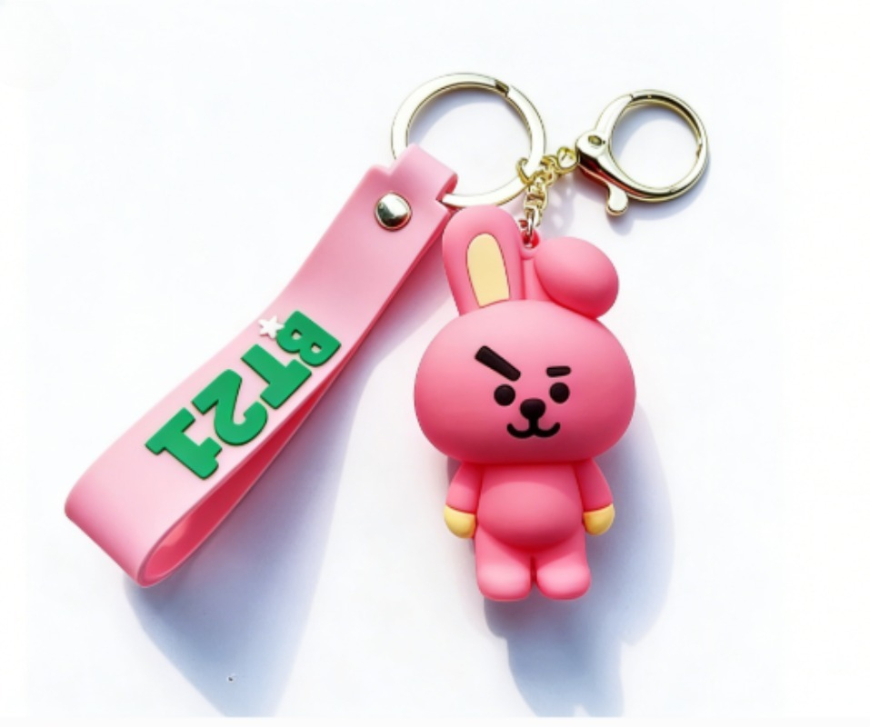 Vinyl Figure Blank - พวงกุญแจ BT21 โคยะ อาร์เจ ชูกี้ คุกกี้