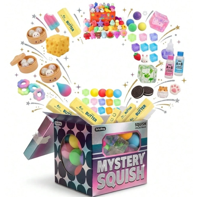 Mystery Box Blind Bag - กล่องสุ่มของเล่นนุ่มฟู 1 ชิ้น – 1 ชิ้นสุ่มแบบแยกอิสระ