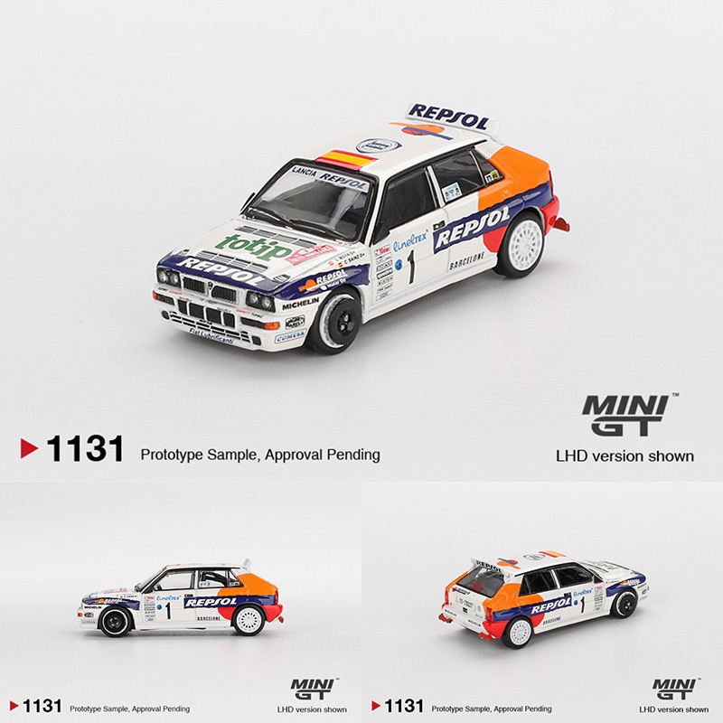 Die Cast Car 1 64 - MINIGT 1131 1:64 แลนเซีย เดลต้า เอชเอฟ