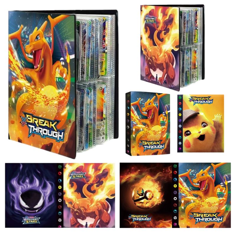 Pokemon Binder Card - สมุดสะสมการ์ดโปเกมอน ชาริซาร์ด 240 ชิ้น อัลบั้มการ์ดเกมโปเกมอน VMAX