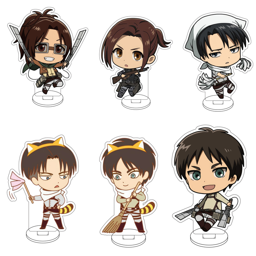 Figma Stand Set - ฟิกเกอร์อะคริลิก Attack on Titan ขนาด 10