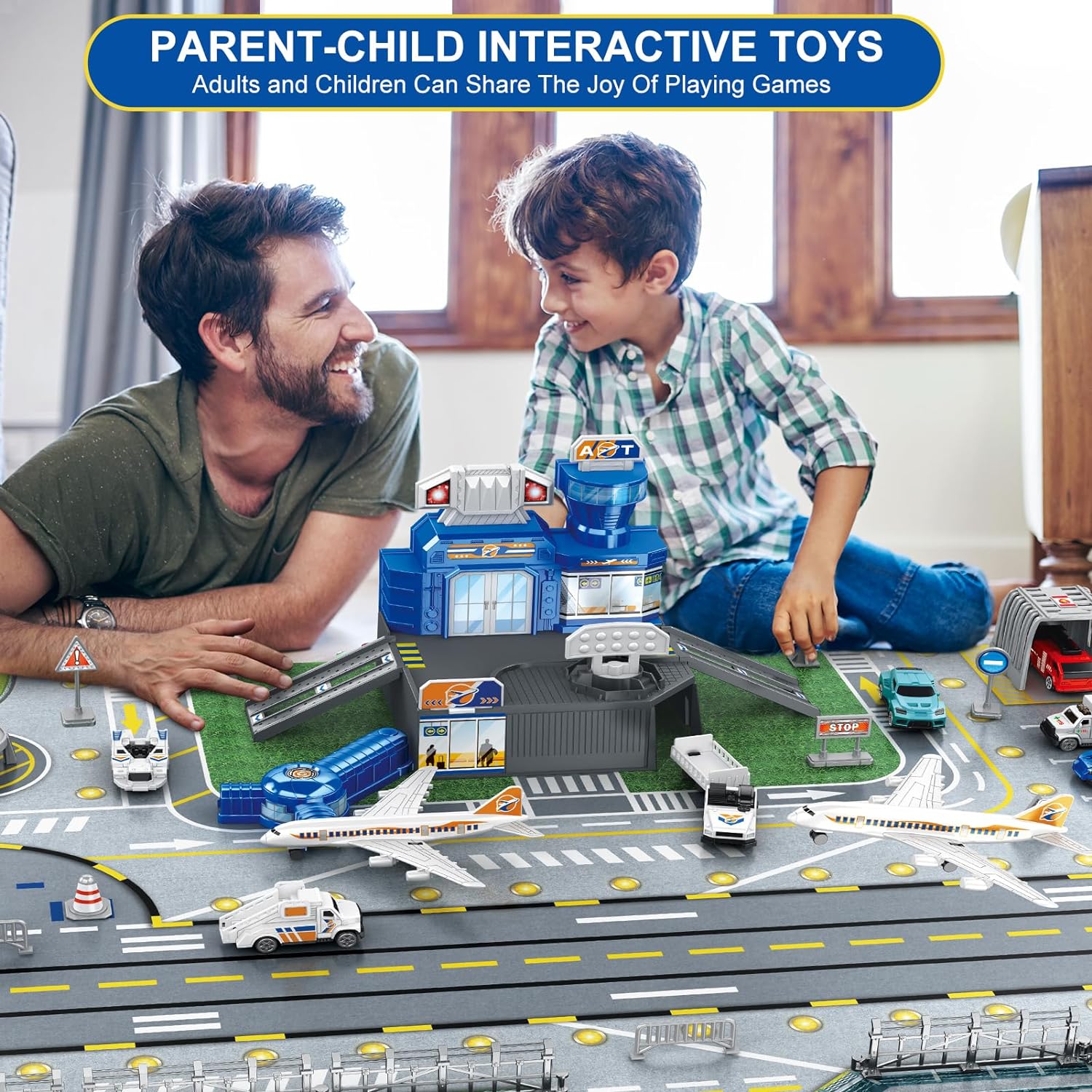 ชุดของเล่นฉากสนามบินสำหรับเด็ก - Model Airplane Plastic บทวิจารณ์และราคา