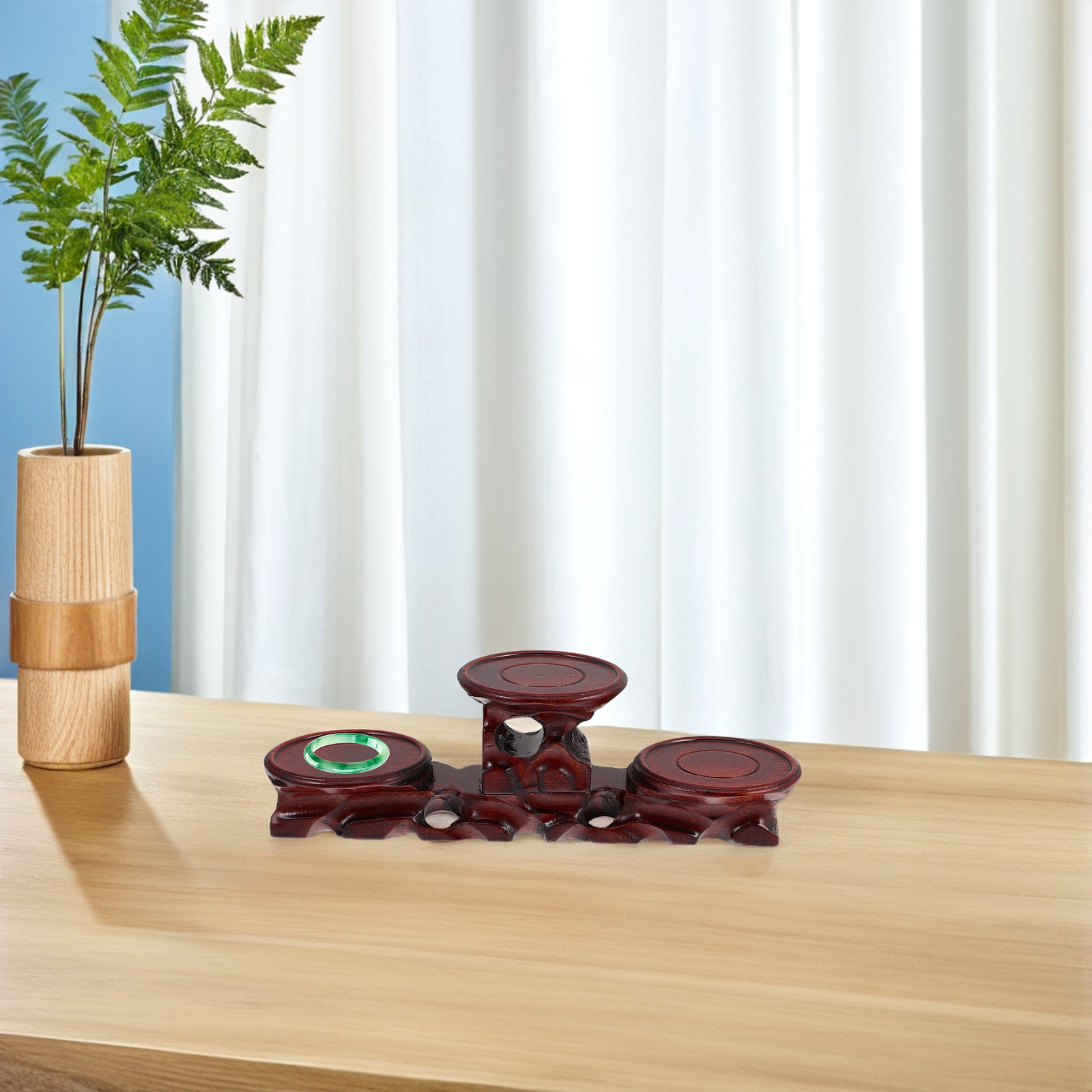 ฐานวางไม้เนื้อแข็งทรงกลมคุณภาพ - Display Risers Set บทวิจารณ์และราคา