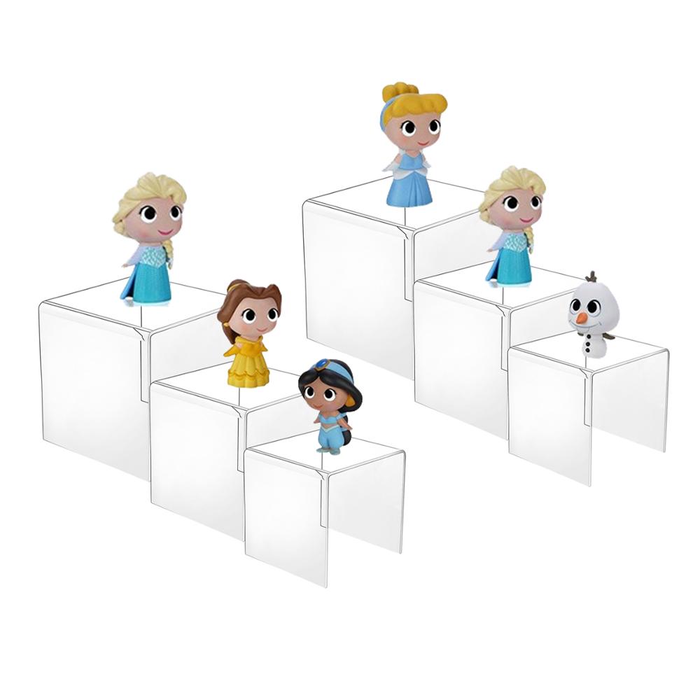 แท่นอะคริลิคใสสำหรับวางฟิกเกอร - Display Risers Set บทวิจารณ์และราคา