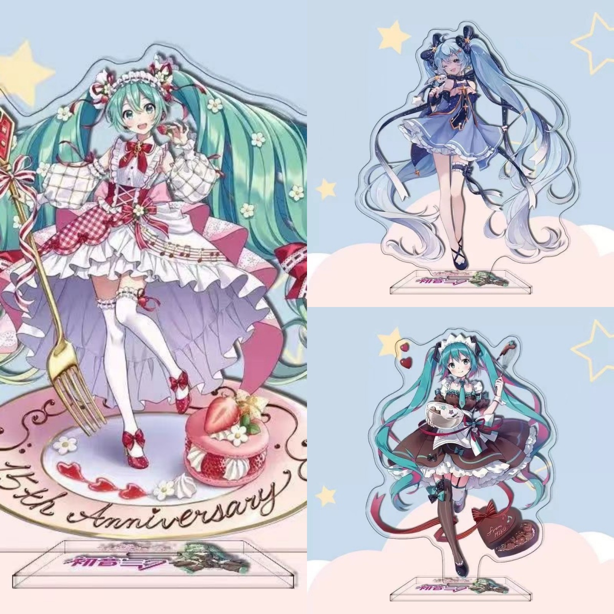 ตุ๊กตาอะคริลิกตัวละครอนิเมะฮัต - Figma Stand Set บทวิจารณ์และราคา