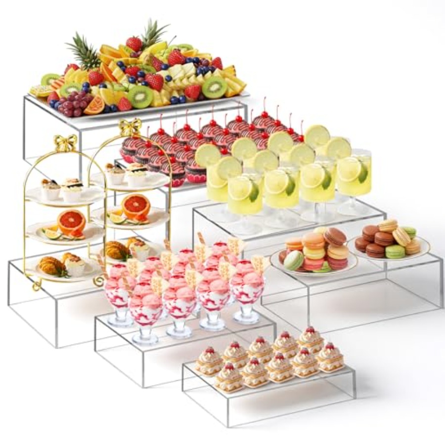 ชุดแท่นวางบุฟเฟ่ต์ขนาดใหญ่พิเศ - Display Risers Set บทวิจารณ์และราคา