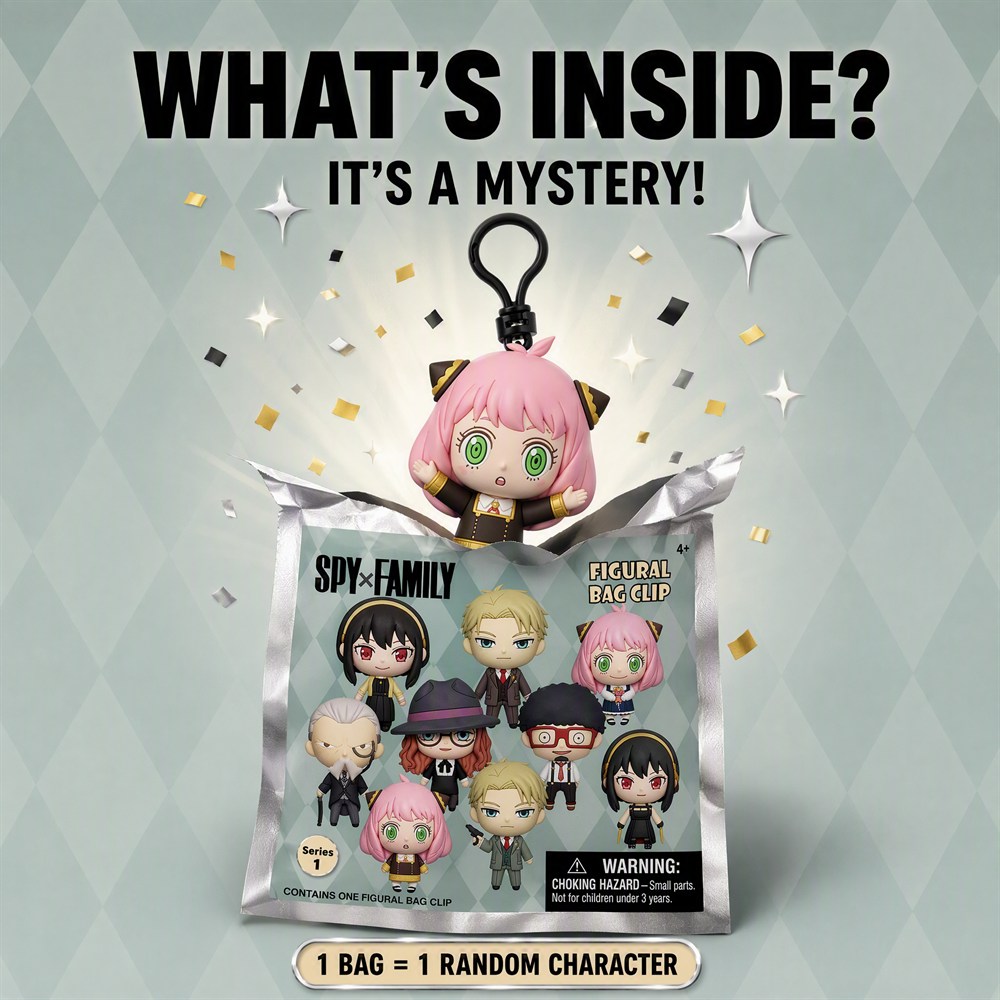 สไปเอ็กซ์แฟมิลี่ พวงกุญแจคลิปก - Mystery Box Blind Bag บทวิจารณ์และราคา