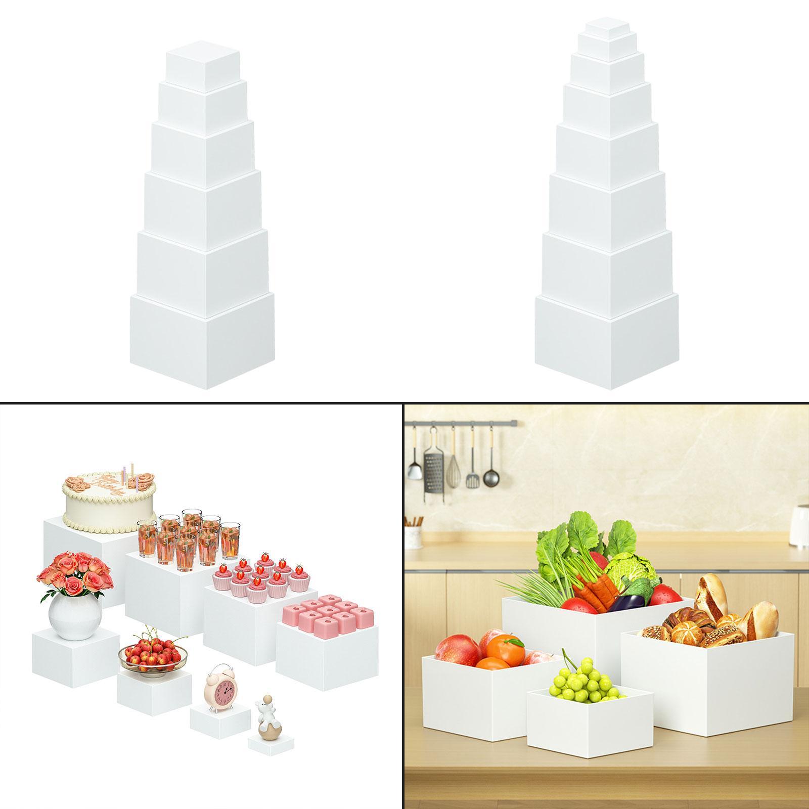 ชุดแท่นวางบุฟเฟ่ต์แบบซ้อนได้ ฐ - Display Risers Set บทวิจารณ์และราคา