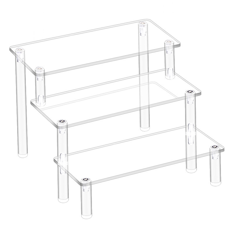 1-4 ชั้นอะคริลิคขาตั้งจอแสดงผล - Pop Display Shelf บทวิจารณ์และราคา