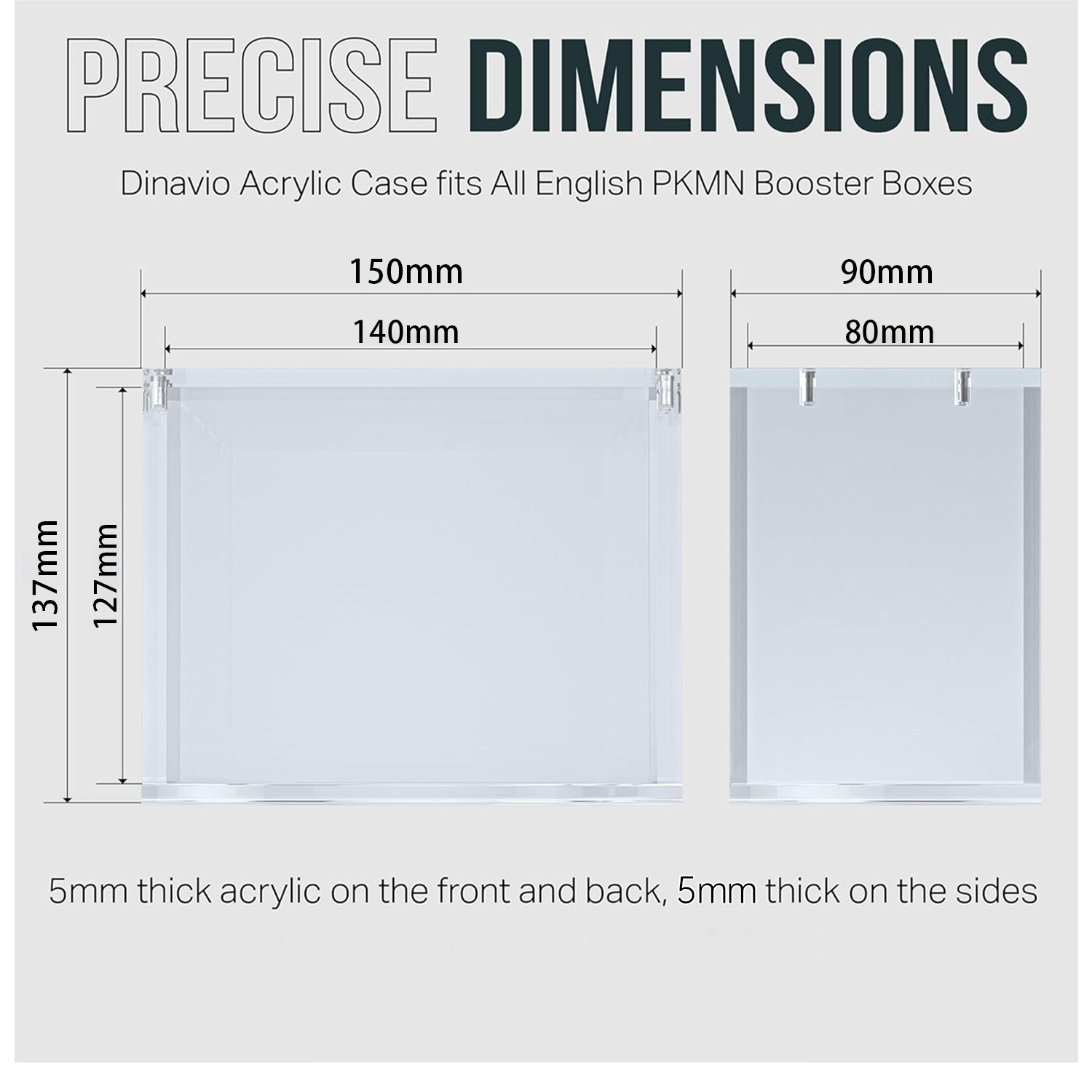กล่องอะคริลิคใสแบบแม่เหล็ก ป้อ - Display Case Acrylic บทวิจารณ์และราคา