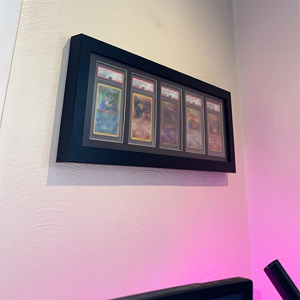 กล่องใส่การ์ดกีฬาแบบไม้ 3-9 ช่ - Graded Card Display บทวิจารณ์และราคา