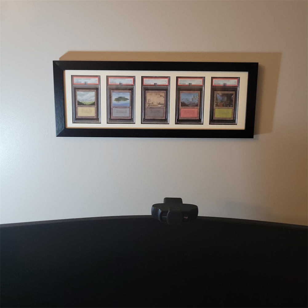 กล่องใส่การ์ดกีฬาแบบไม้ 3-9 ช่ - Graded Card Display บทวิจารณ์และราคา